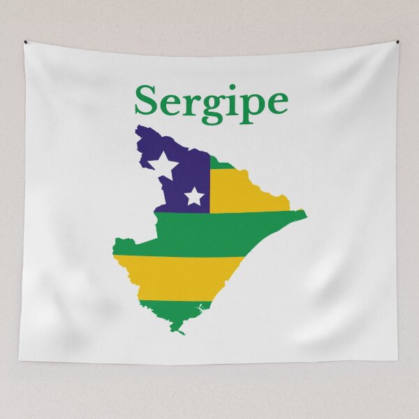Item preview, Sergipe State Map Flag, Brazil designed and sold by marosharaf.