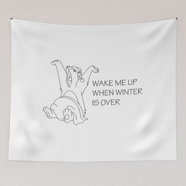Item preview, Wake Me Up When Winter Is Over designed and sold by RaRa-Design.