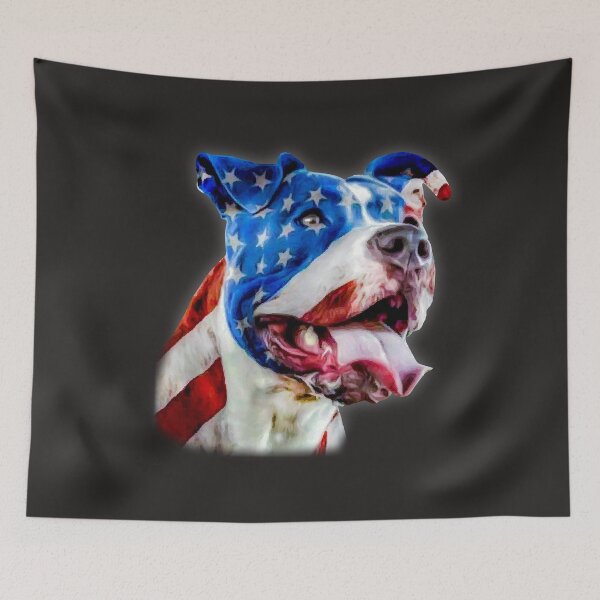 Item preview, American Pitbull Flag designed and sold by mydesigns15.