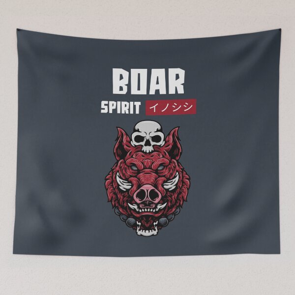 Item preview, Boar Spirit - Japanese Icons designed and sold by ManiaTeec.
