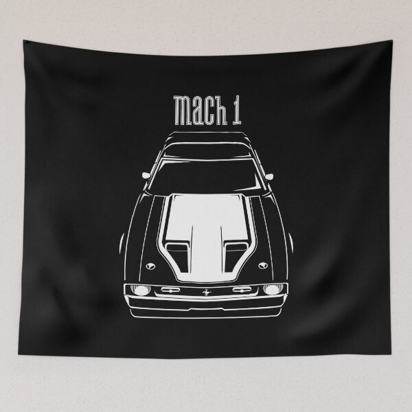 Item preview, Ford Mustang Mach 1 1971-1972 - White Stripe designed and sold by V8social.
