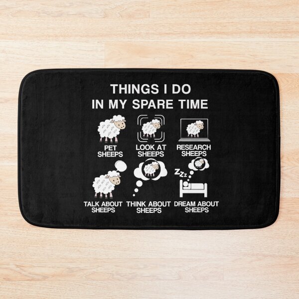 Item preview, THINGS I DO IN MY SPARE TIME PET SHEEPS FUNNY SHEEP LOVERS GIFT FOR MENS AND WOMENS designed and sold by pedrored369.