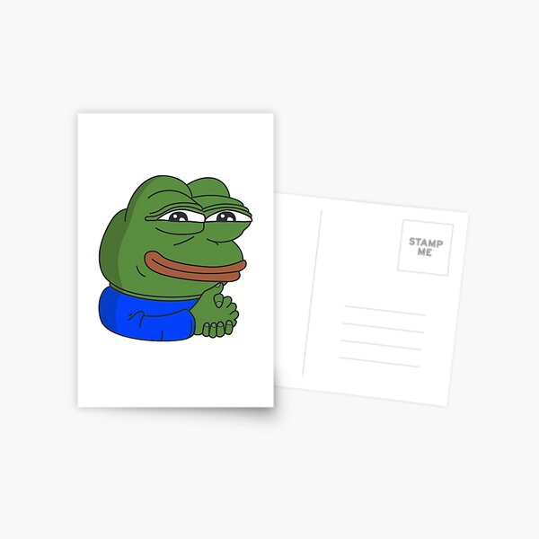 Pepega -Twitch Emote Postcard for Sale by renukabrc