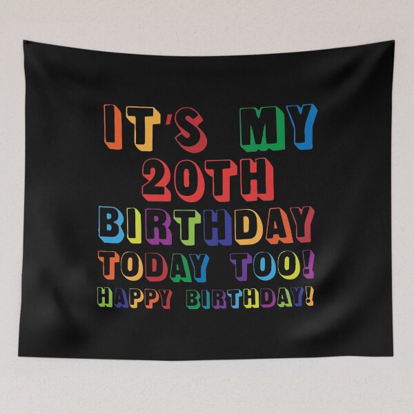 Item preview, It’s My 20TH Birthday Happy Birthday! designed and sold by yeknow.