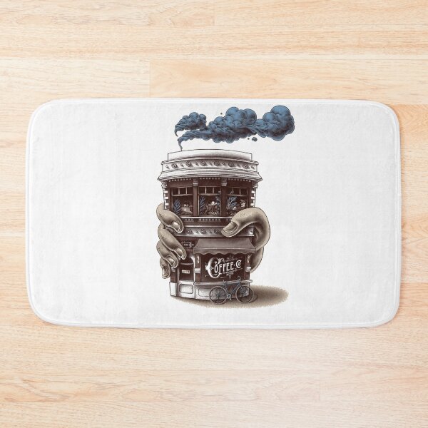 Item preview, Beautiful Coffee Shop House Cup Design designed and sold by Opal Print.