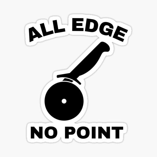 Edge Point Stickers Redbubble