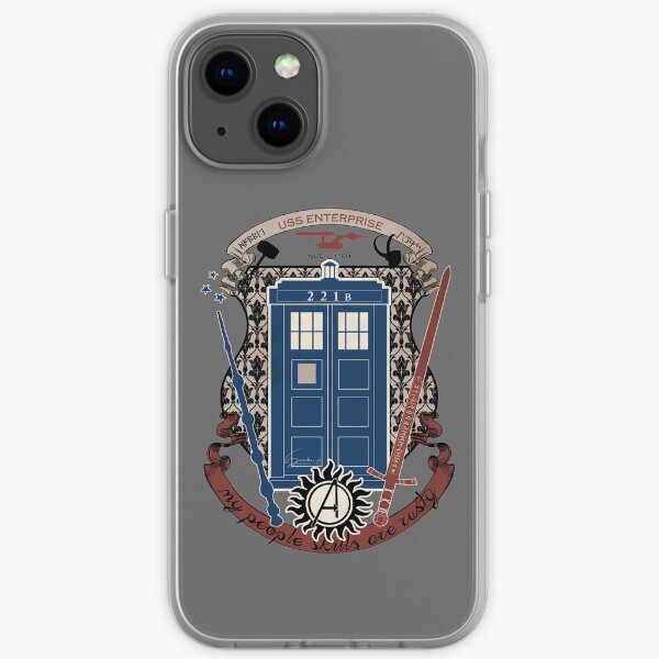 Wappen des Ritters des Fandoms (tatsächlich VIELE Fandoms;) iPhone Flexible Hülle