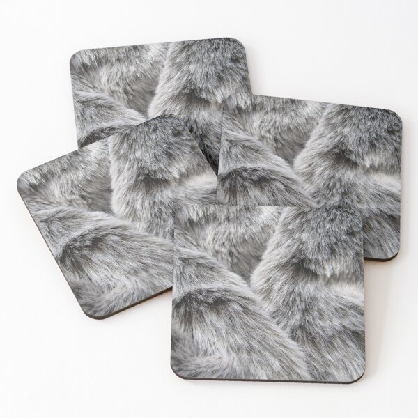 Item preview, Gorgeous trendy grey fur designed and sold by Kayla Korte.