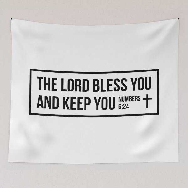 Item preview, The Lord Bless You And Keep You Bible Verse designed and sold by BunnyPrinceDegn.