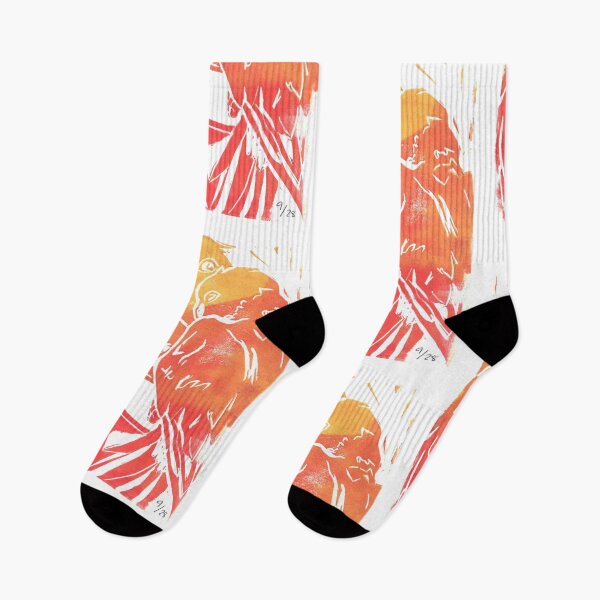 Item preview, "Orange/Red Parrots" designed and sold by AsPaperTowelArt.