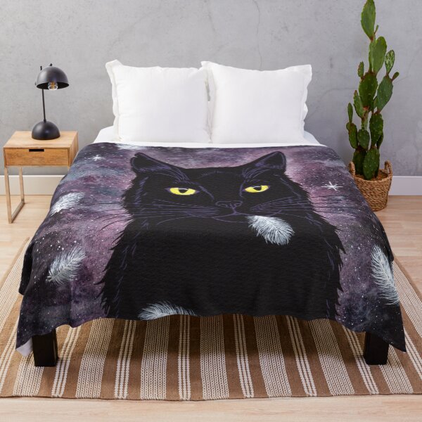 Artikelvorschau, Schwarze Katze in der Nacht entworfen und verkauft von dragonstarart.