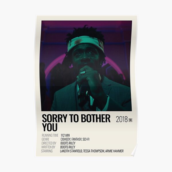 Sorry To Bother You Gifts Merchandise Redbubble