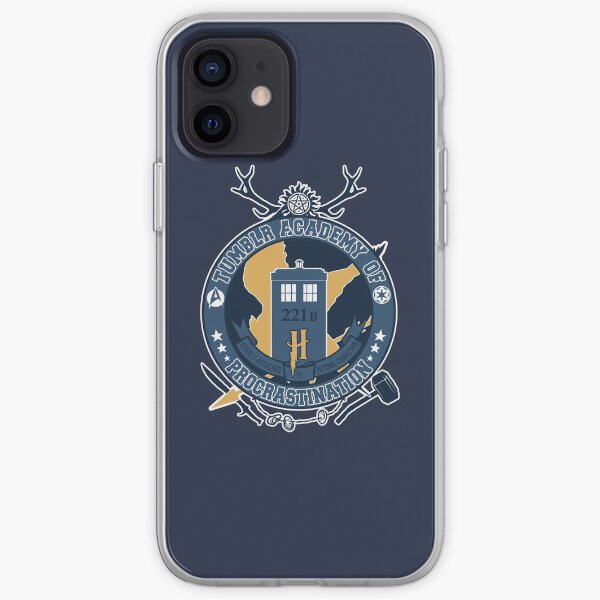 Tumblr academy of procrastination iPhone Soft Case