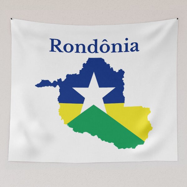 Item preview, Rondonia State Map Flag, Brazil designed and sold by marosharaf.