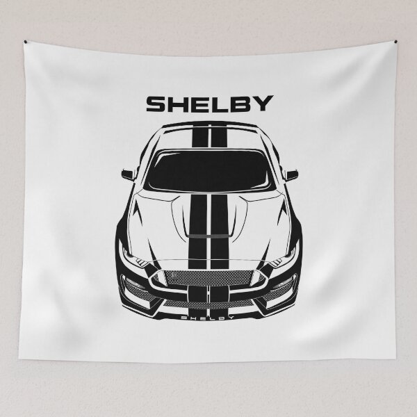 Item preview, Ford Mustang Shelby GT350 2015 - 2020 - Black Stripes designed and sold by V8social.