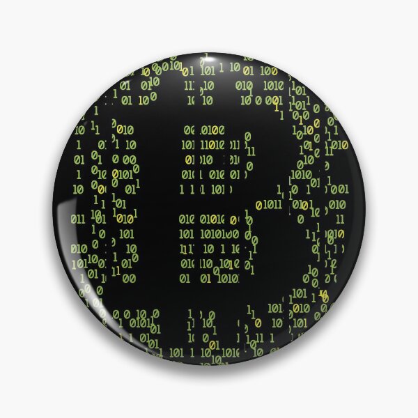 Item preview, Bitcoin (BTC) Cryptocurrency Green 0 1 Code Screen designed and sold by MadMando.