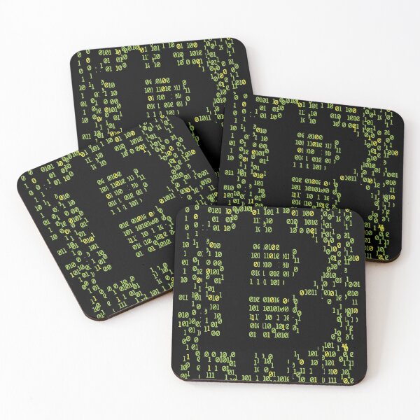 Item preview, Bitcoin (BTC) Cryptocurrency Green 0 1 Code Screen designed and sold by MadMando.