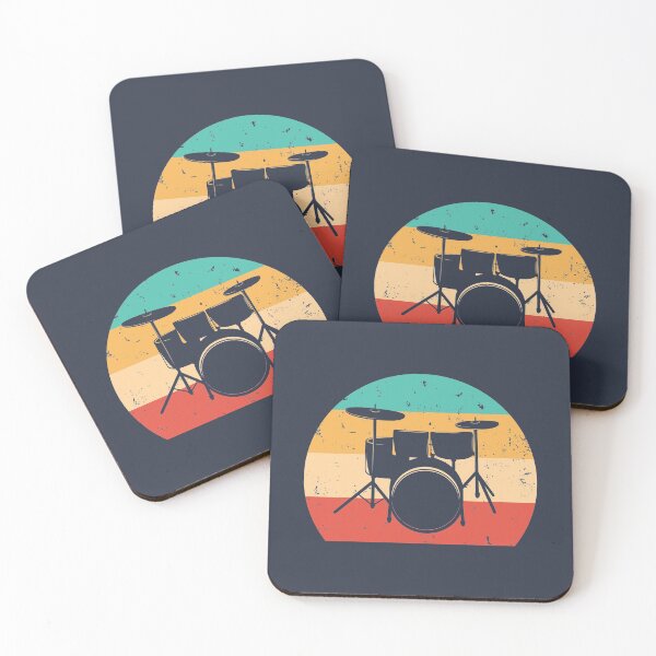 Item preview, vintage sunset drums lover drummers band birthday gift girls designed and sold by ELmezz.