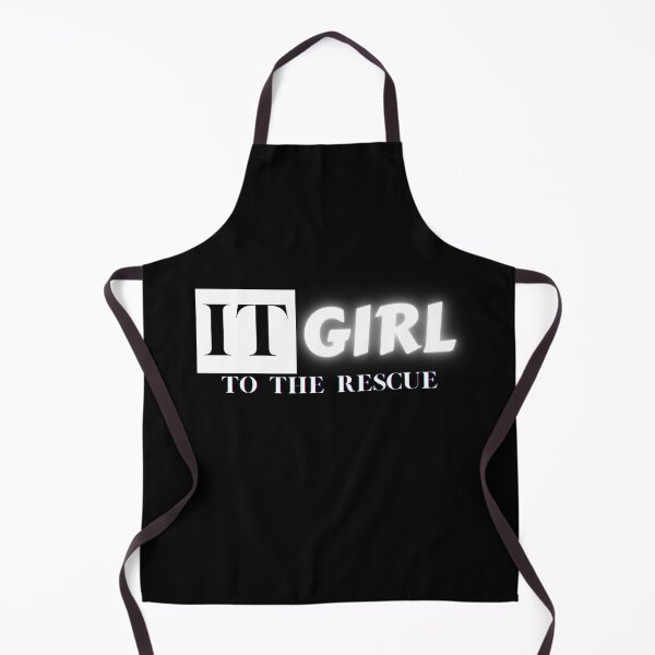 Item preview, IT Girls to the Rescue Geek Funny Design designed and sold by Archer25.