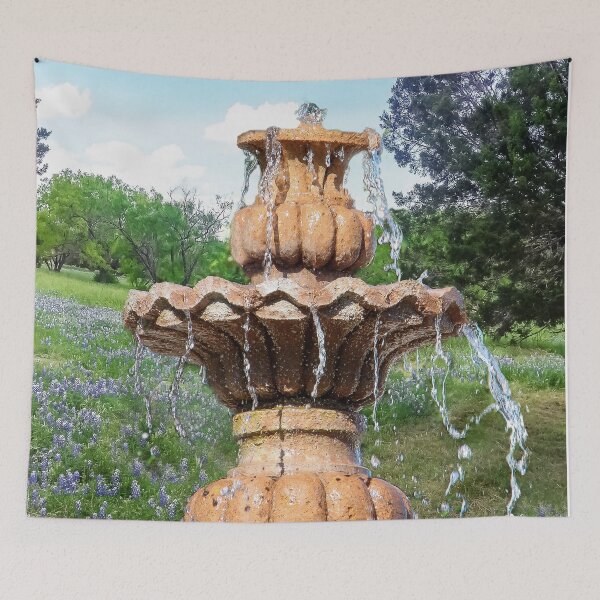 Item preview, Fountain in the Garden designed and sold by heatherfriedman.