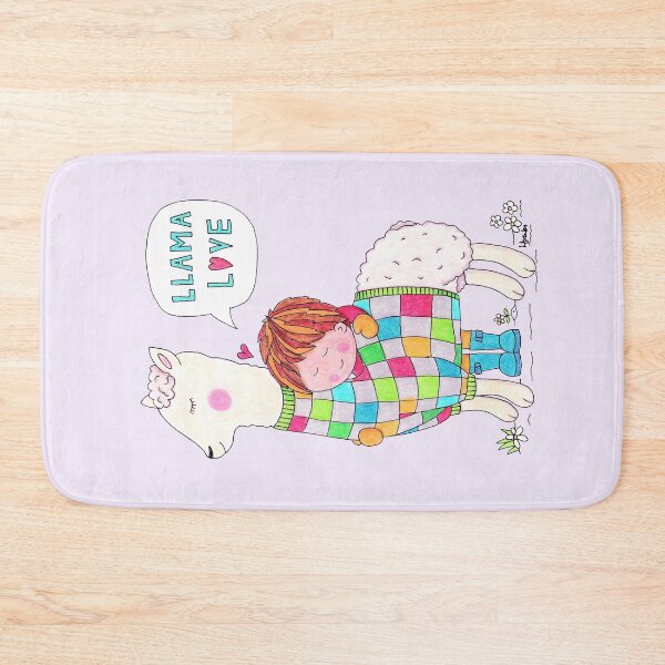 Item preview, Llama Love designed and sold by LouiseFranksArt.