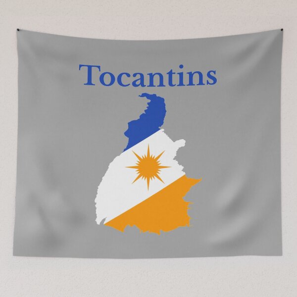 Item preview, Tocantins State Map Flag, Brazil designed and sold by marosharaf.