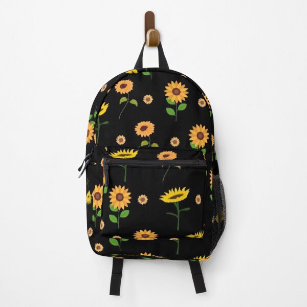 Artikelvorschau, Sonnenblumen in einem schwarzen Hintergrund entworfen und verkauft von Thevikki.