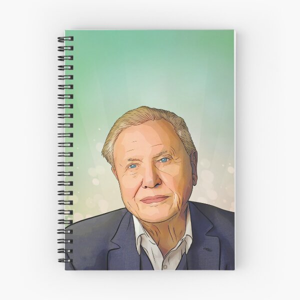 Item preview, Sir David Attenborough - migrating to a new home designed and sold by Orsum-art.