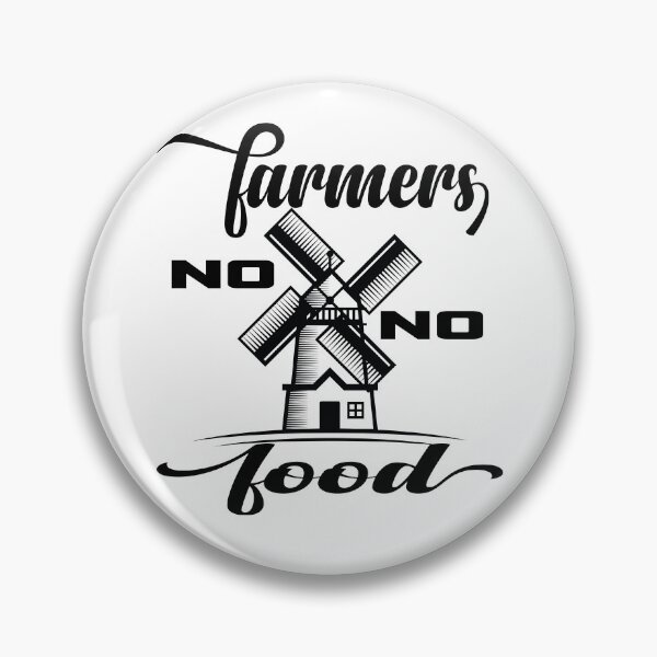 Item preview, No Farmers No Food Windmill designed and sold by ADAMYASS.