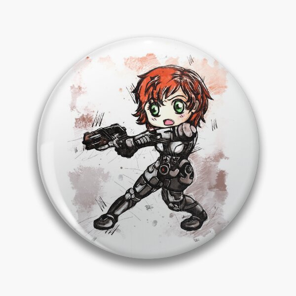 Item preview, Femshep - Hero - Chibi - Watercolor Sketch designed and sold by Visionyst.