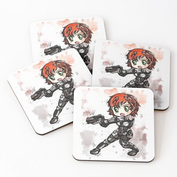 Item preview, Femshep - Hero - Chibi - Watercolor Sketch designed and sold by Visionyst.