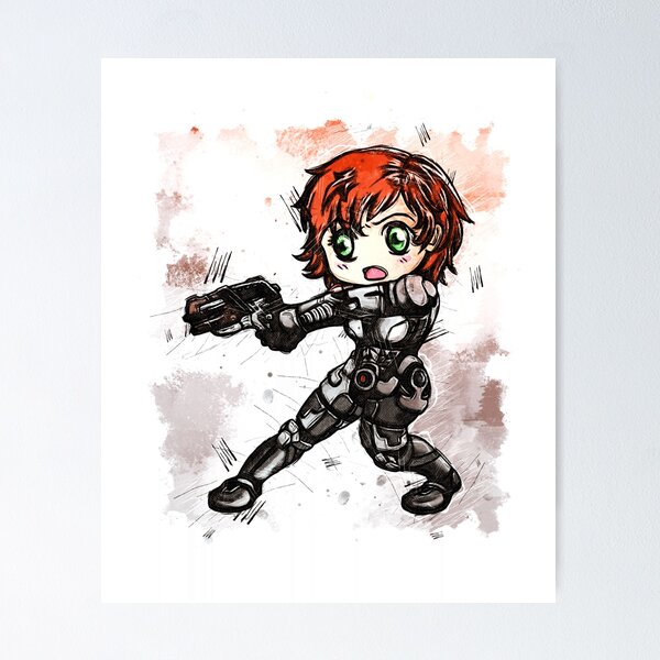 Artikel-Vorschau von Femshep - Held - Chibi - Aquarell-Skizze, designt und verkauft von Visionyst.
