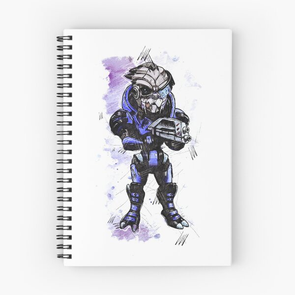Item preview, Garrus Vakarian - Archangel - Chibi - Watercolor Sketch designed and sold by Visionyst.