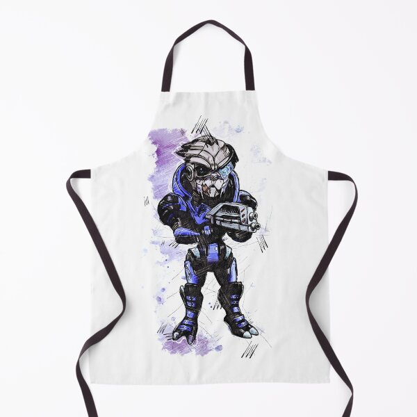 Item preview, Garrus Vakarian - Archangel - Chibi - Watercolor Sketch designed and sold by Visionyst.