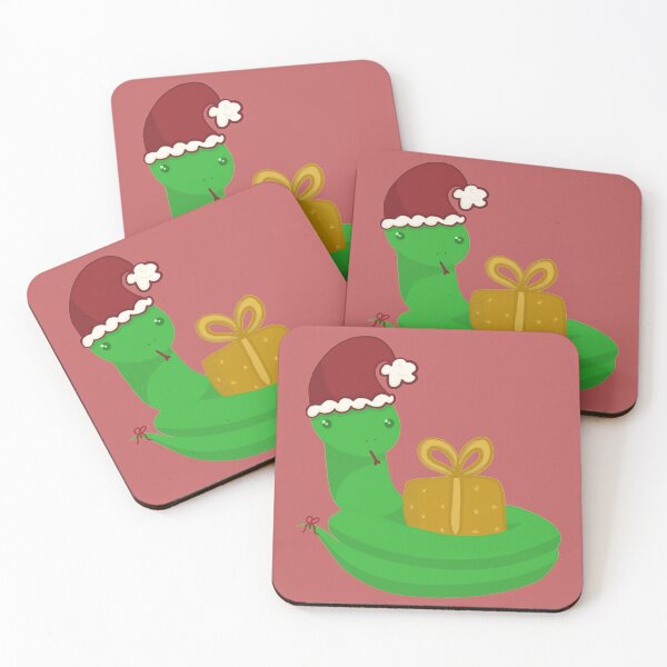 Item preview, Cute Christmas Snake With Present designed and sold by BuhBailey.