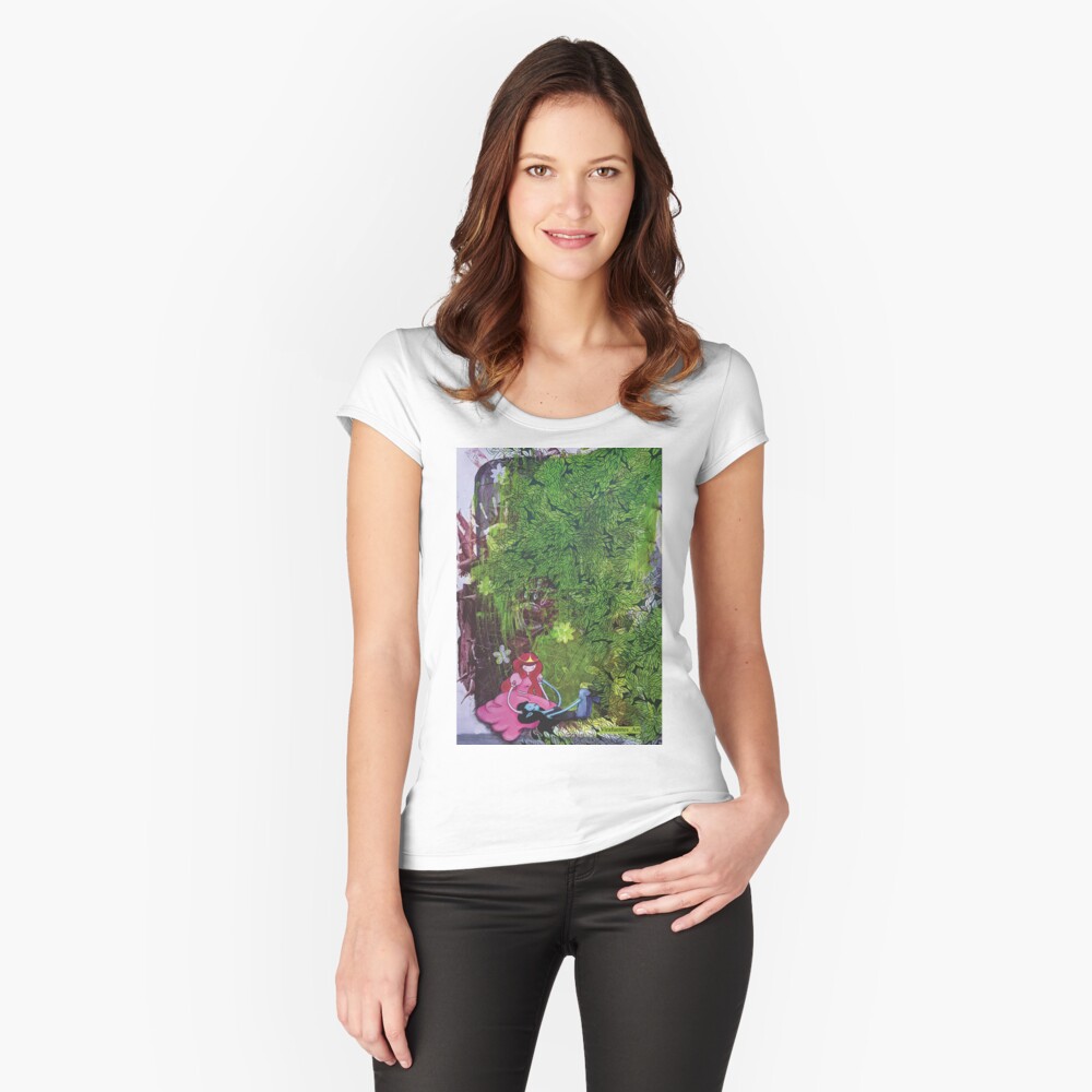 Item preview, Fitted Scoop T-Shirt designed and sold by VirafuentesArt.