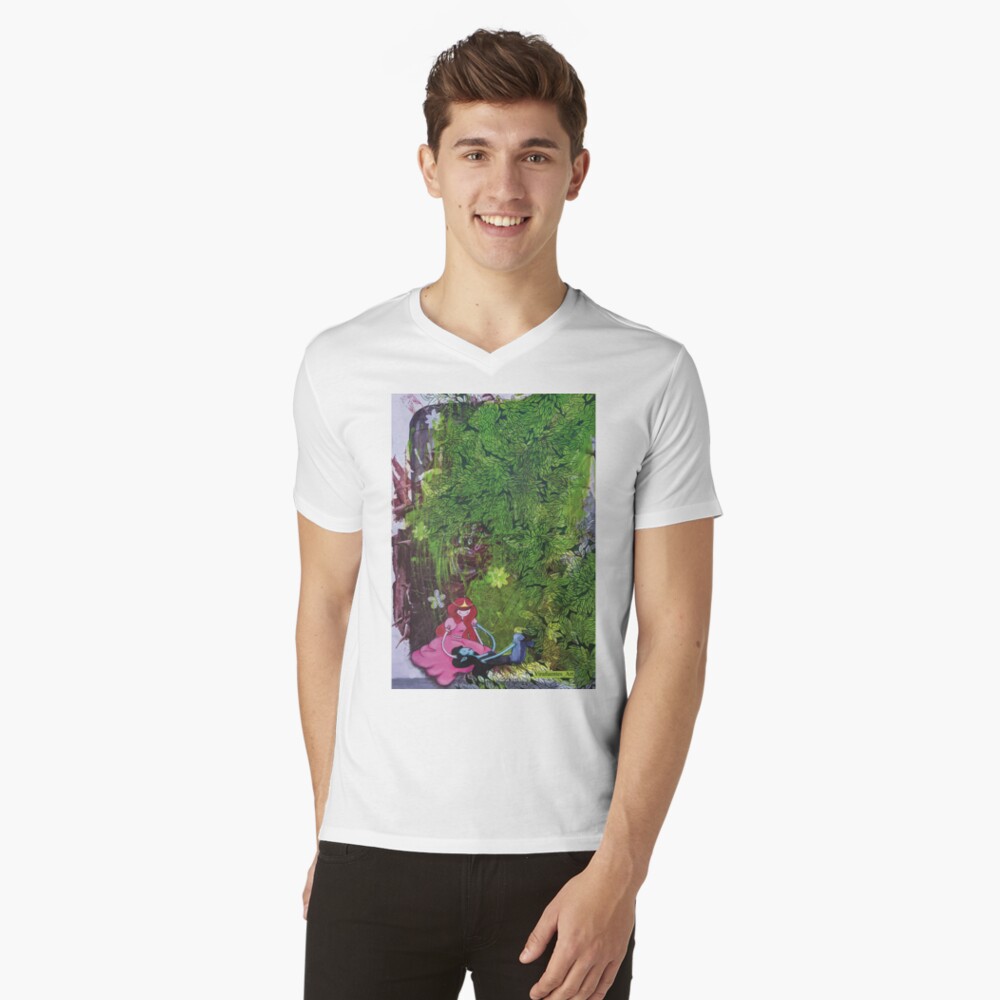Item preview, V-Neck T-Shirt designed and sold by VirafuentesArt.