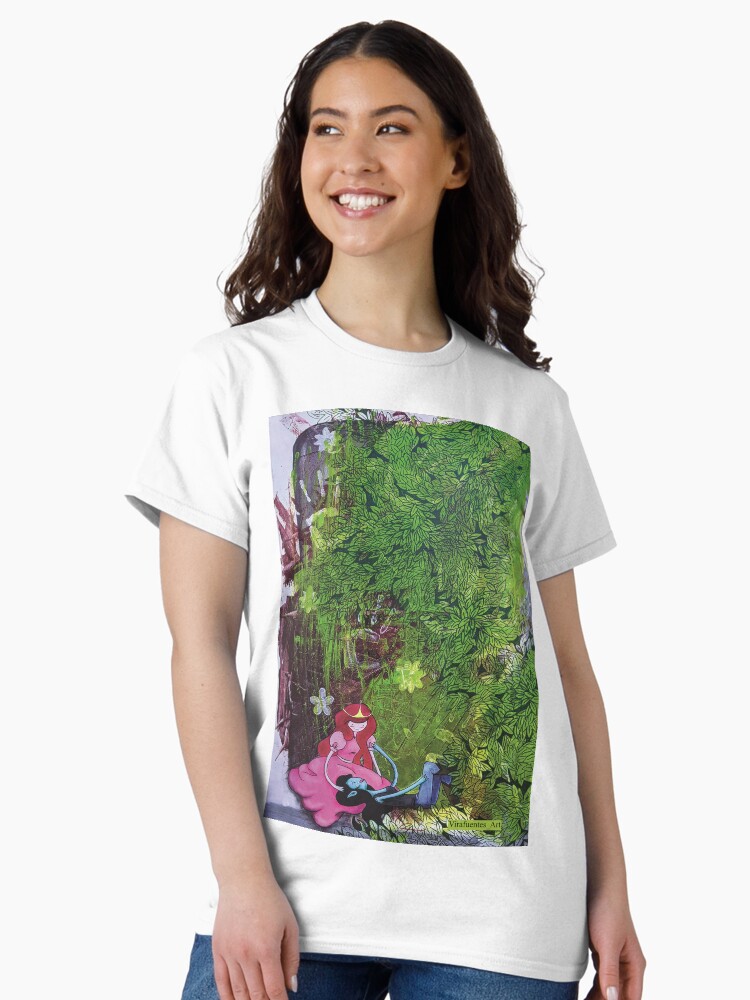 Thumbnail 2 of 7, Classic T-Shirt, Pause in the Chaos designed and sold by VirafuentesArt.