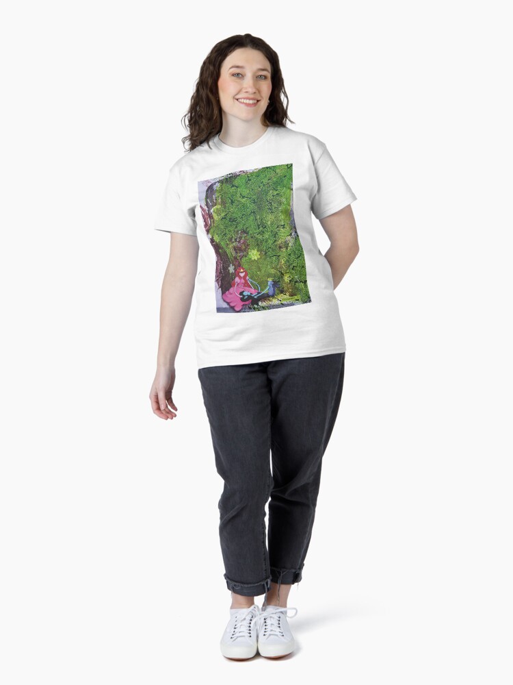 Thumbnail 4 of 7, Classic T-Shirt, Pause in the Chaos designed and sold by VirafuentesArt.
