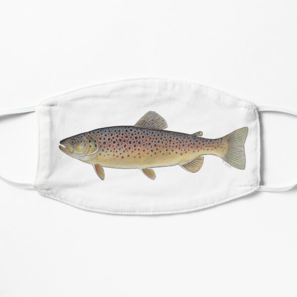 Brown Trout (Salmo trutta) Flat Mask