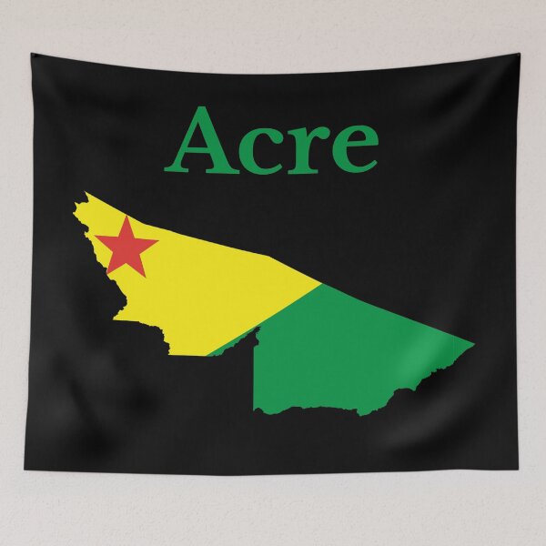 Item preview, State of Acre Map Flag, Brazil designed and sold by marosharaf.