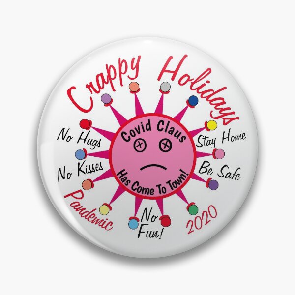 Item preview, Crappy Holidays Covid Claus, Pandemic 2020, pandemic, corona virus, covid-19   designed and sold by ecliptomaniac.