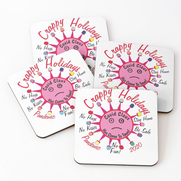 Item preview, Crappy Holidays Covid Claus, Pandemic 2020, pandemic, corona virus, covid-19   designed and sold by ecliptomaniac.
