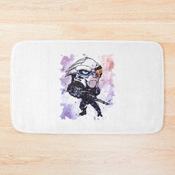 Item preview, Garrus Vakarian - Let Evil Beware - Chibi - Watercolor Sketch designed and sold by Visionyst.