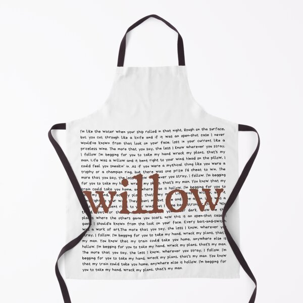 Item preview, willow lyrics - Taylor Swift Evermore designed and sold by bombalurina.