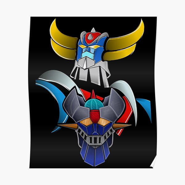 MAZINGER Z, Goldorak, Goldorak, ROBOTS Poster