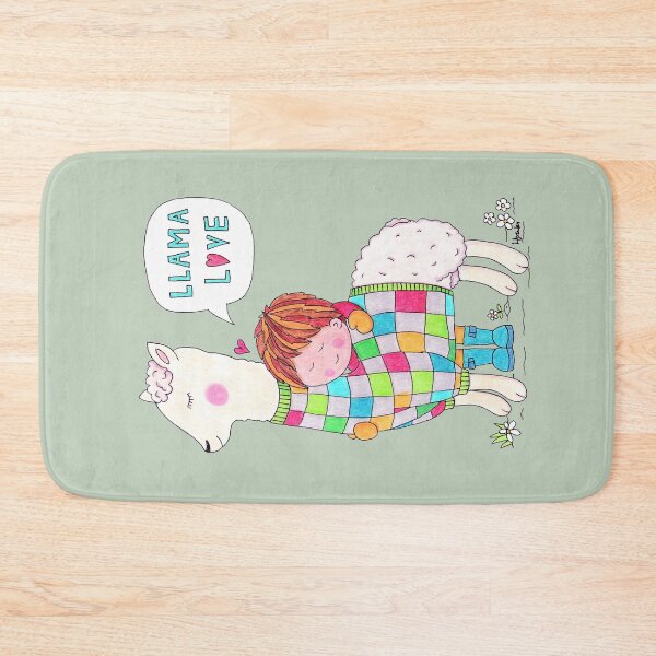Item preview, Llama Love designed and sold by LouiseFranksArt.