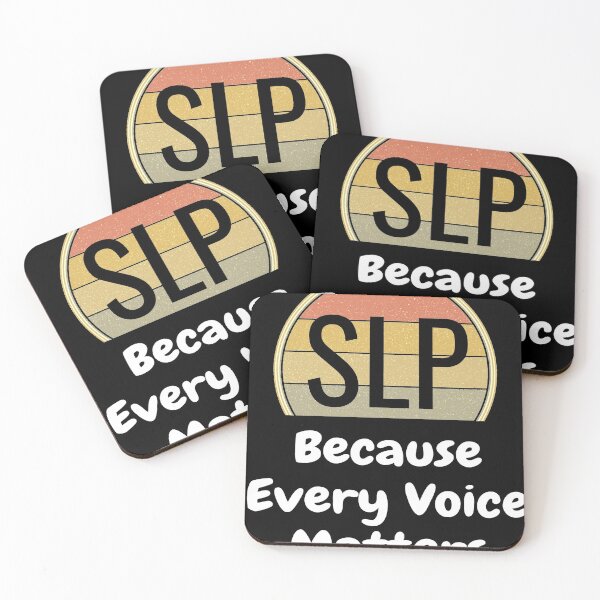 Item preview, SLP Speech Language Pathologist Shirt Gift Because Every Voice Matters designed and sold by Amazingtaste.