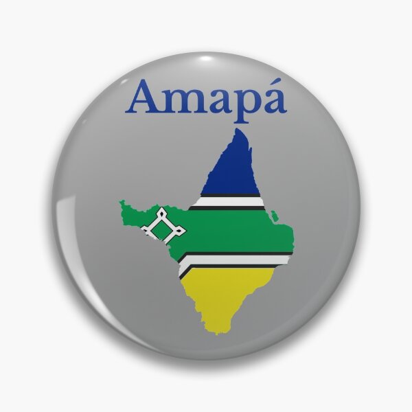 Item preview, Amapa State Map Flag, Brazil designed and sold by marosharaf.