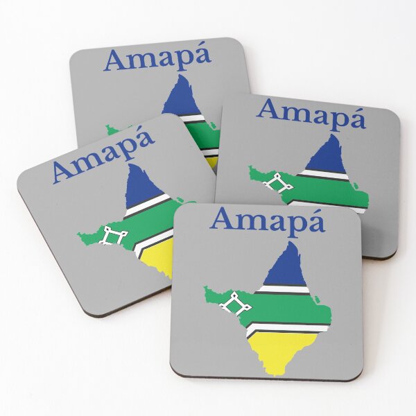 Item preview, Amapa State Map Flag, Brazil designed and sold by marosharaf.